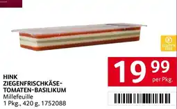 Transgourmet Hink ziegenfrischkäse tomaten basilikum Angebot