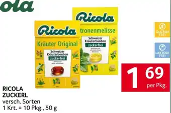 Transgourmet Ricola zuckerl Angebot