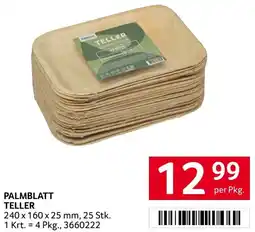 Transgourmet Palmblatt teller Angebot