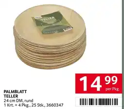 Transgourmet Palmblatt teller Angebot