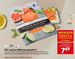 Interspar MSC Sockeye Wildlachs geräuchert Angebot
