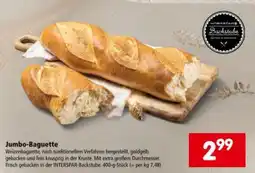 Interspar Jumbo-Baguette Angebot