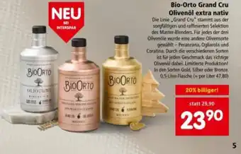 Bio-Orto Grand Cru Olivenöl extra nativ