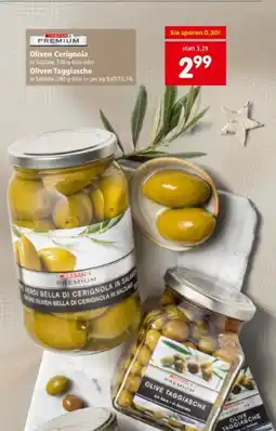 Interspar Oliven Cerignola, Oliven Taggiasche Angebot