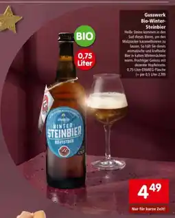 Interspar Gusswerk Bio-Winter- Steinbier Angebot