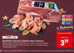 Interspar Spanischer Serrano-Schinken Duroc Reserva Angebot