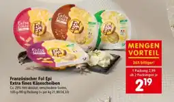 Interspar Französischer Fol Epi Extra fines Käsescheiben Angebot