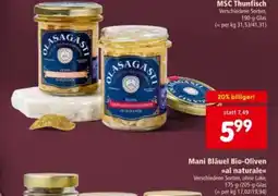 Interspar Mani Bläuel Bio-Oliven al naturale Angebot