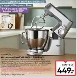 Maximarkt Küchenmaschine kvl85.004si titanium xl Angebot