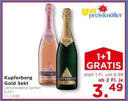 Unimarkt KUPFERBERG GOLD SEKT Angebot