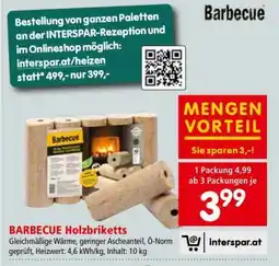 Interspar Barbecue Holzbriketts Angebot