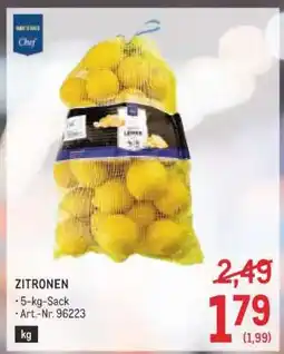 Metro ZITRONEN Angebot