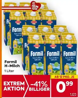 Billa Formil H-Milch Angebot