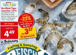 Interspar Bio-Black Tiger Garnelen 13/15 Angebot