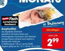Interspar Karpfenfilet Angebot