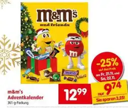 Interspar m&m's Adventkalender Angebot