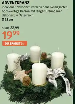 Bellaflora Adventkranz Angebot