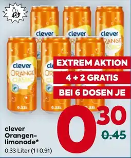 Billa clever Orangen-limonade Angebot
