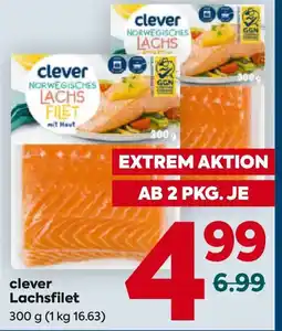 Billa clever Lachsfilet Angebot