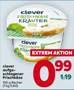 Billa clever aufge- schlagener Frischkäse Angebot