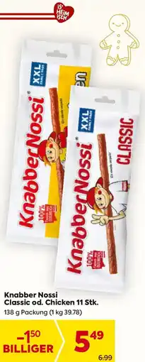 Billa Knabber Nossi Classic od. Chicken 11 Stk. Angebot