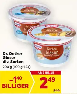 Billa Dr. Oetker Glasur Angebot