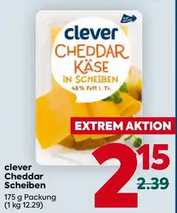 Billa clever Cheddar Scheiben Angebot