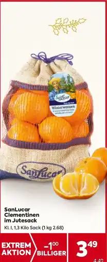 Billa SanLucar Clementinen im Jutesack Angebot