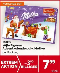 Billa Milka süße Figuren Adventkalender, div. Motive Angebot