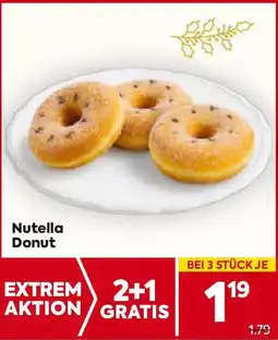 Billa Nutella Donut Angebot
