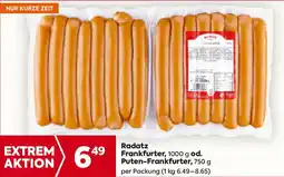 Billa Radatz Frankfurter od. Puten-Frankfurter Angebot
