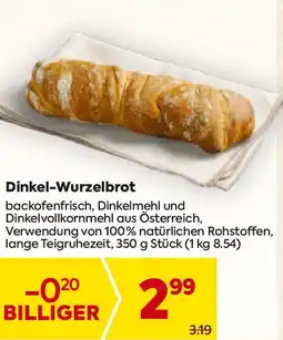 Billa Dinkel-Wurzelbrot Angebot
