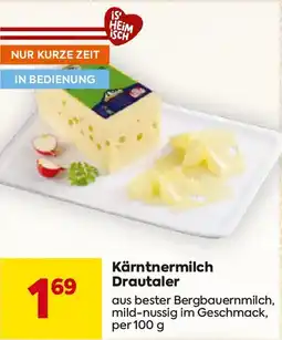 Billa Kärntnermilch Drautaler Angebot