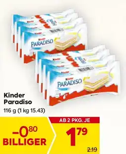 Billa Kinder Paradiso Angebot