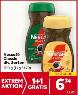 Billa Nescafé Classic Angebot