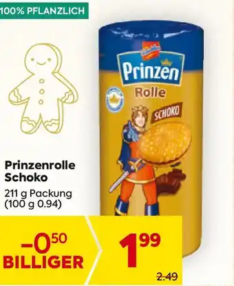 Billa Prinzenrolle Schoko Angebot