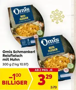 Billa Omis Schmankerl Reisfleisch mit Huhn Angebot