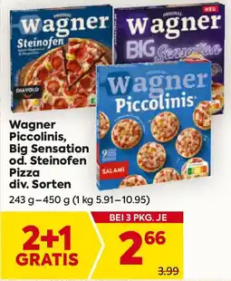 Billa Wagners Piccolinis Big Sensation od. Steinofen Angebot