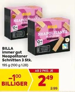 Billa BILLA immer gut Neapolitaner Schnitten 3 Stk. Angebot