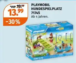 Müller Playmobil hundespielplatz Angebot
