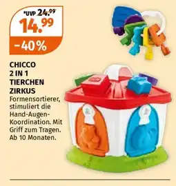 Müller Chicco 2 in 1 tierchen zirkus Angebot
