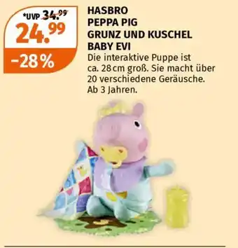 Hasbro peppa pig grunz und kuschel baby evi