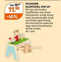 Müller Eichhorn klopfspiel pop up Angebot