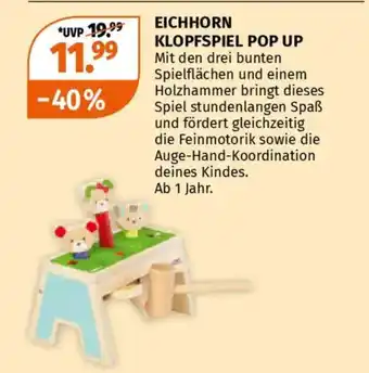Eichhorn klopfspiel pop up