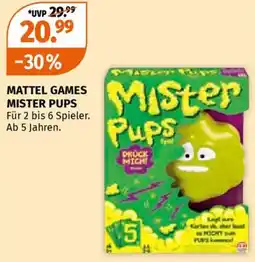 Müller Mattel games mister pups Angebot