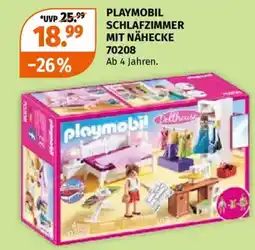 Müller Playmobil schlafzimmer mit nähecke Angebot