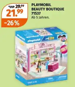 Müller Playmobil beauty boutique Angebot