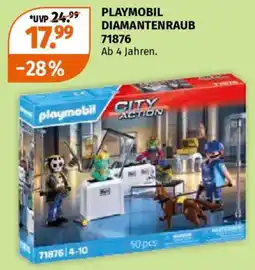 Müller Playmobil diamantenraub Angebot