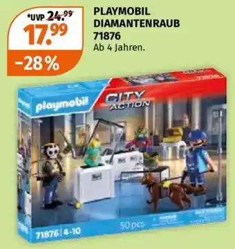 Müller Playmobil diamantenraub Angebot