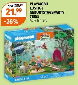 Müller Playmobil lustige geburtstagsparty Angebot